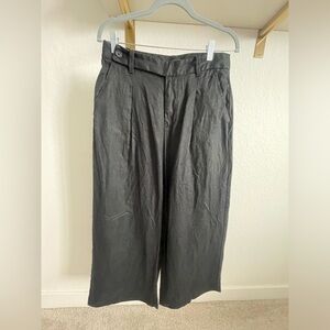 Madewell Petite Harlow Wide-Leg Linen Pants Size 8